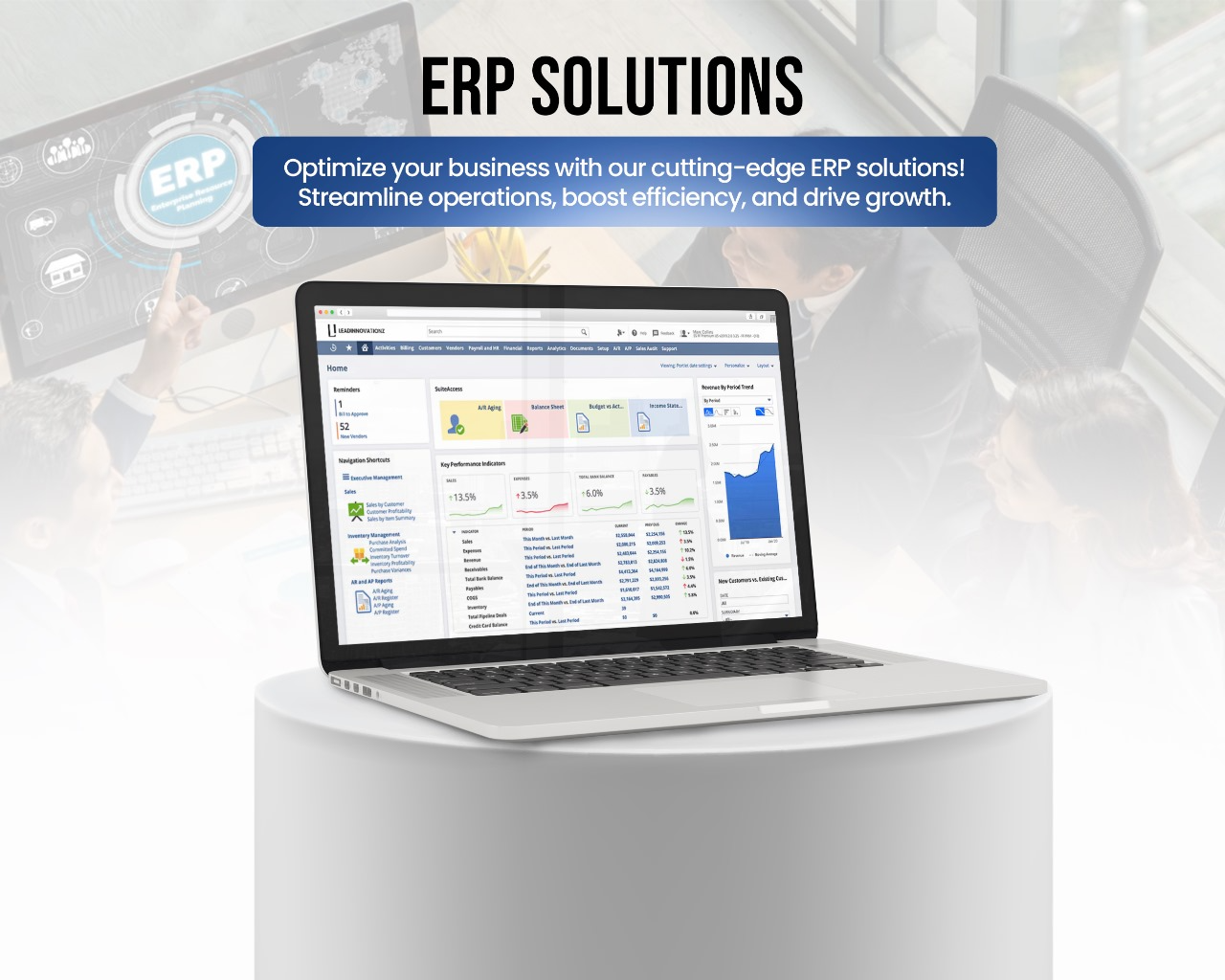 CUSTOM ERP SOLUTIONS